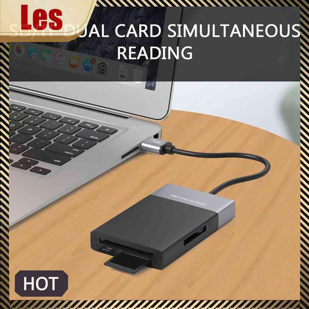 Đầu Đọc Thẻ Nhớ USB 3.0 2 Cổng 6 Trong 1 Cho XQD CF TF