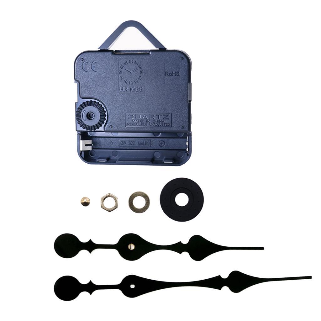 Big Quartz Clock Movement Mechanism Long Hands Repair Tool Parts Silent Kit
