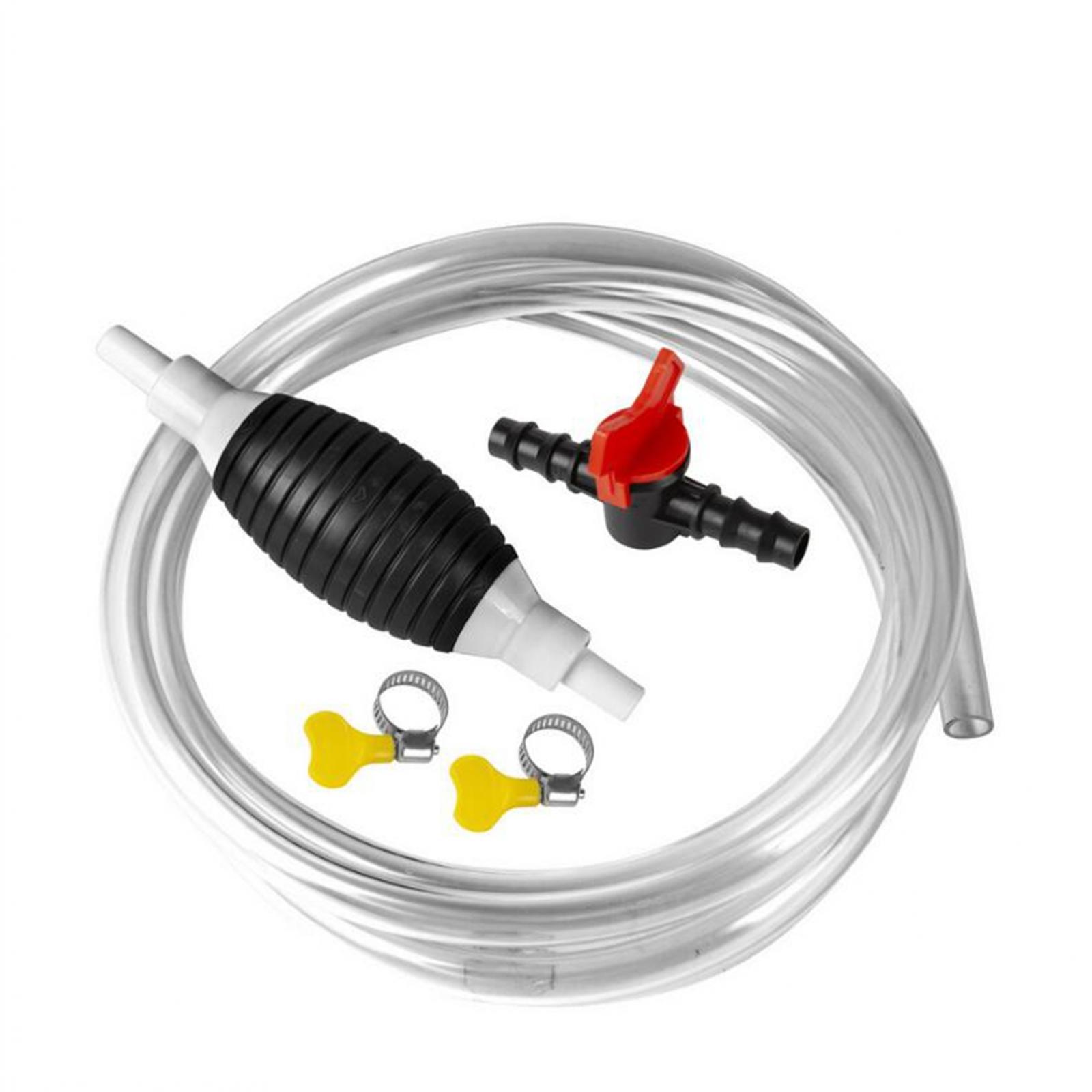 Liquid Petrol Portable fuel transfer hose pump 100cm