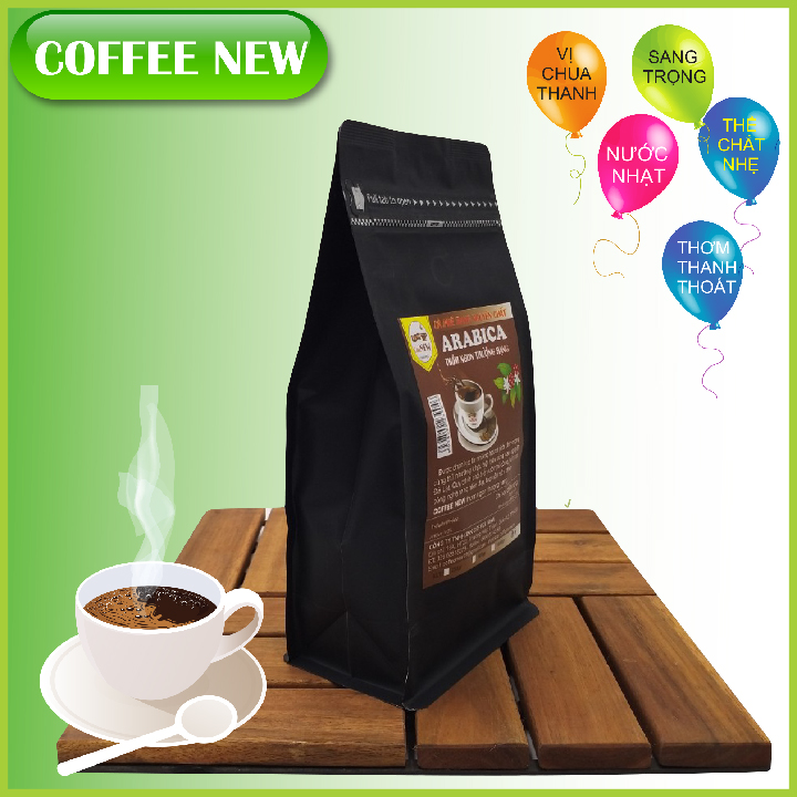 Hình ảnh Cà Phê ARABICA Cầu Đất - Trọng Lượng 200g, 500g, 1kg - Rang Mộc Nguyên Chất - Pha Máy Hoặc Pha Phin - Hương Trái Cây, Vị Chua Thanh, Hậu Ngọt, Màu Nước Trong Trẻo - Coffee New