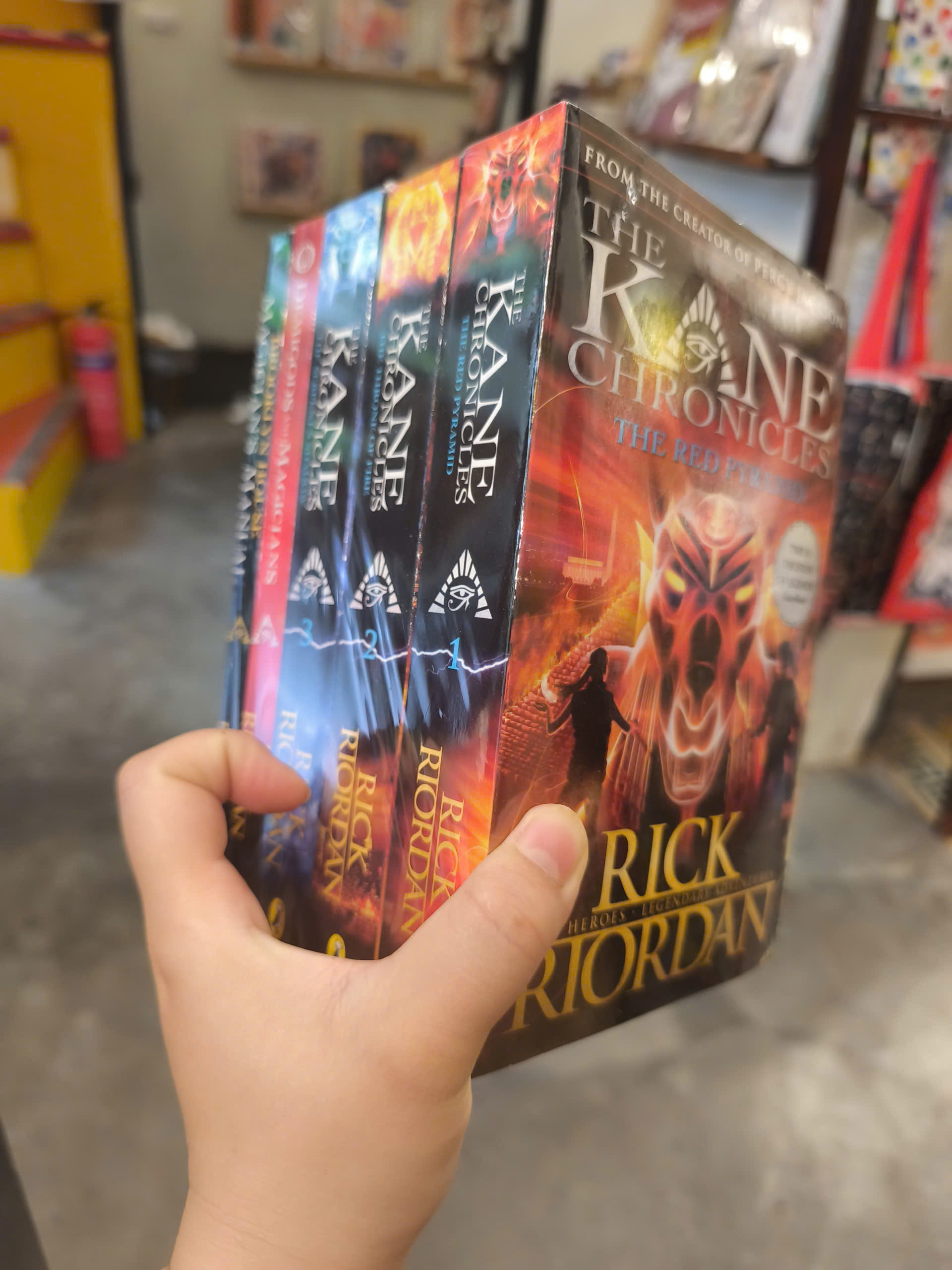 Sách - The Kane Chronicles 5 Book Set by Rick Riordan | Fantasy / Mythology / Trọn bộ series 5 cuốn