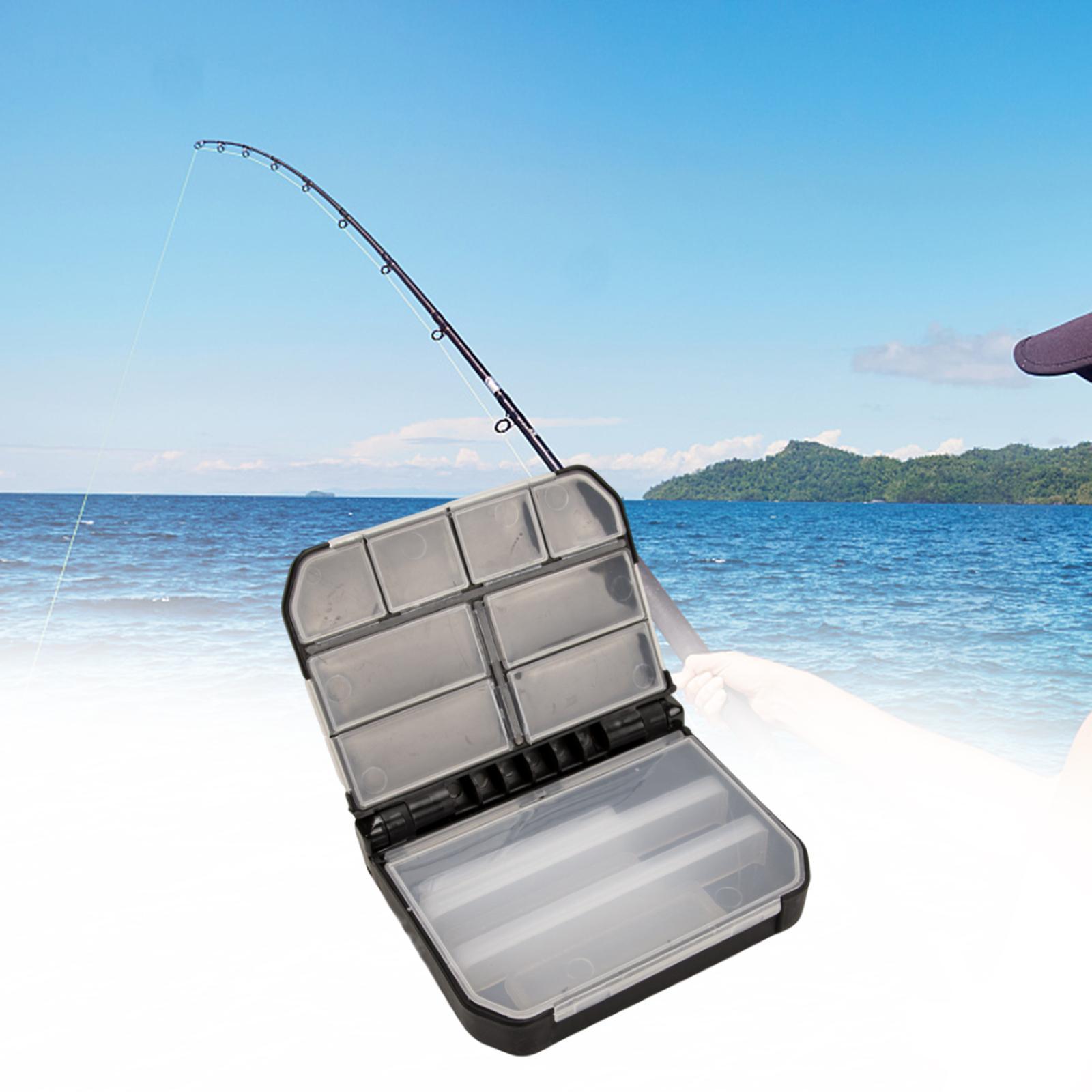 Fishing Tackle Box with Removable Dividers Waterproof Tackle Organizer