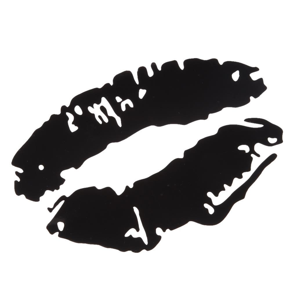 Universal Car Truck Motorcycle Decal Scratch Cover Sticker Lips