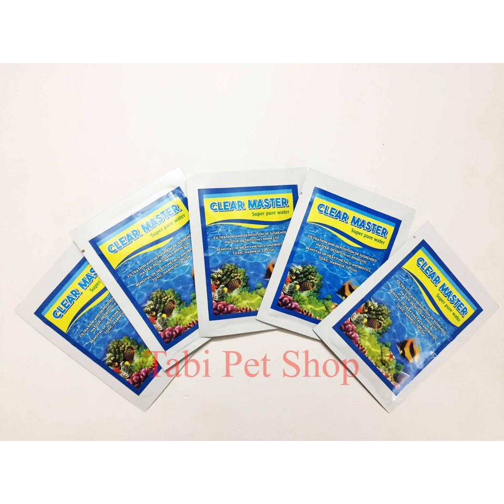 Men Vi Sinh Clear Master SIêu Sạch Nước Cho Bể Cá - Men Vi Sinh Làm Sạch Hồ Cá 10g