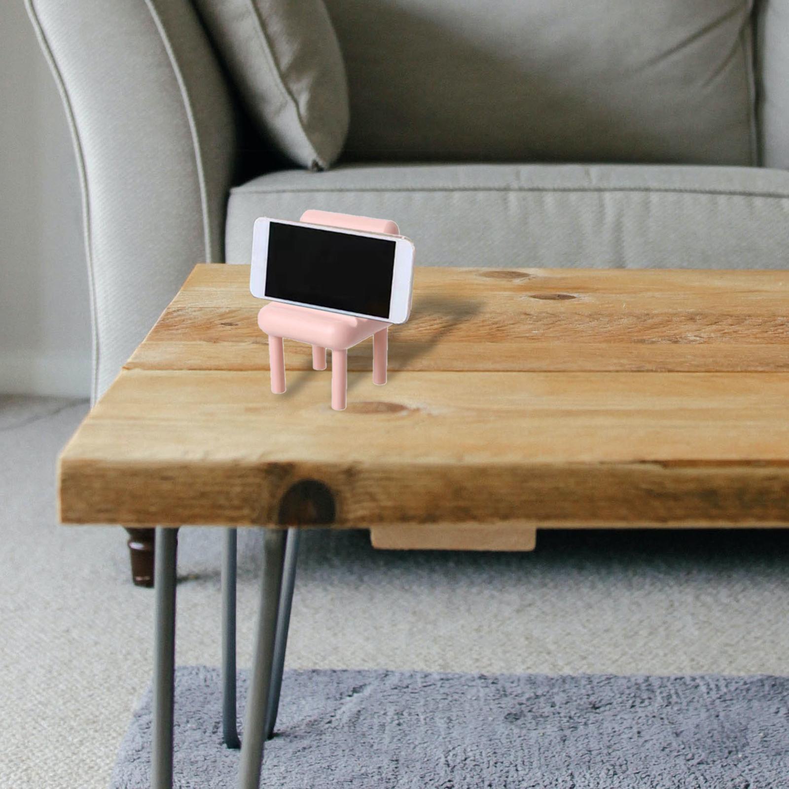 Chair Phone Holder Smartphone Ornaments Cradle Desktop for Home 3x