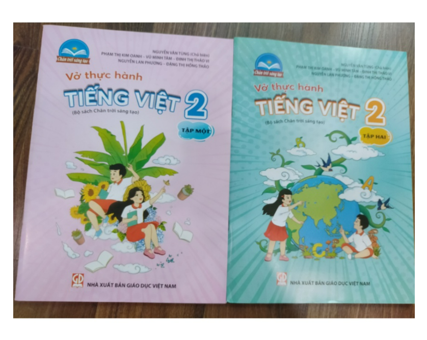 Sách - Combo Vở thực hành Tiếng Việt 2 - tập 1 + 2