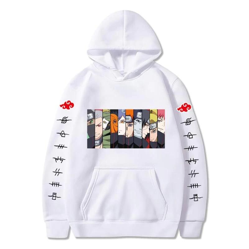 Áo Hoodie Anime Nhật Bản Akatsuki Áo in hình Sasuke