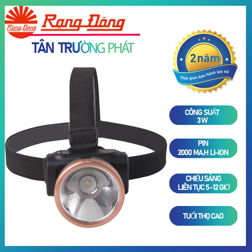 Đèn Pin Led Đội đầu 3W Rạng Đông