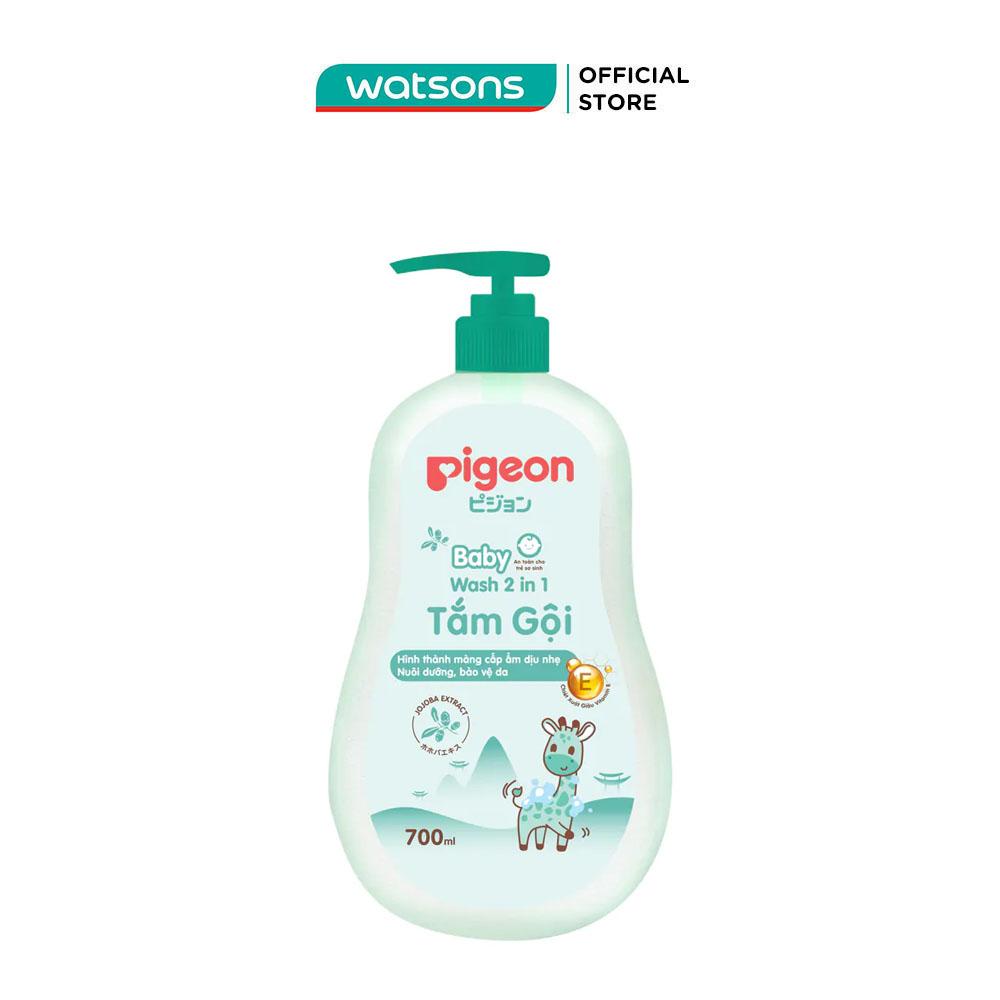 Gel Tắm Gội Trẻ Em Pigeon 2in1 Jojoba 700ml