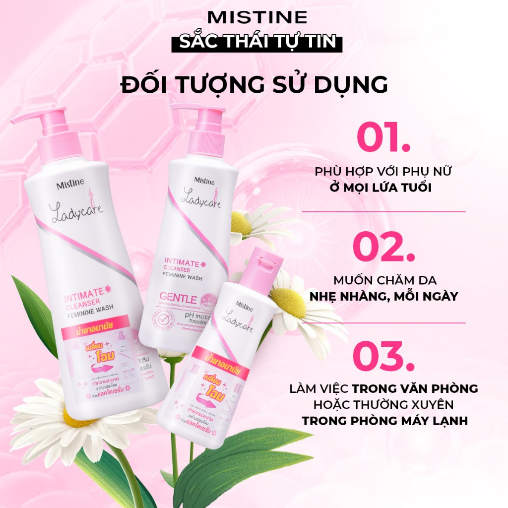 Dung dịch vệ sinh Mistine Ladycare Intimate Cleanser Cool