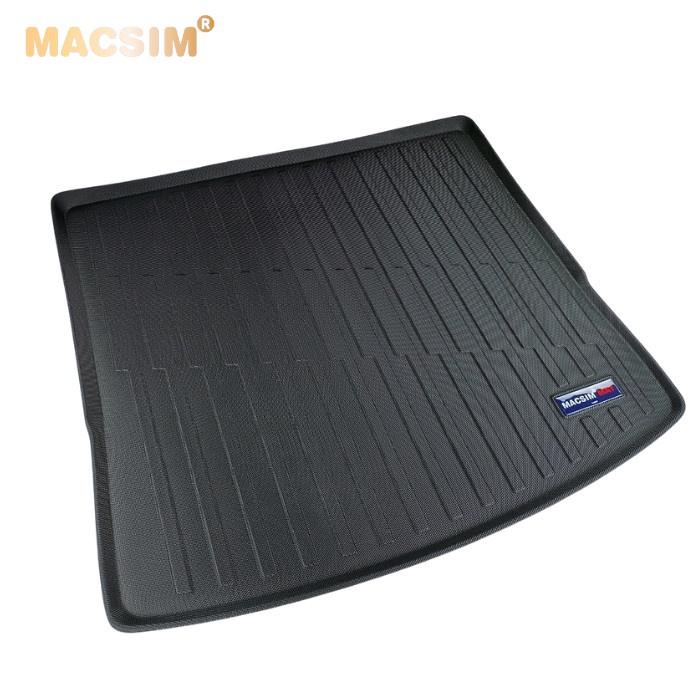 Thảm lót cốp xe ô tô Volkswagen Teramont nhãn hiệu Macsim chất liệu TPV cao cấp màu đen