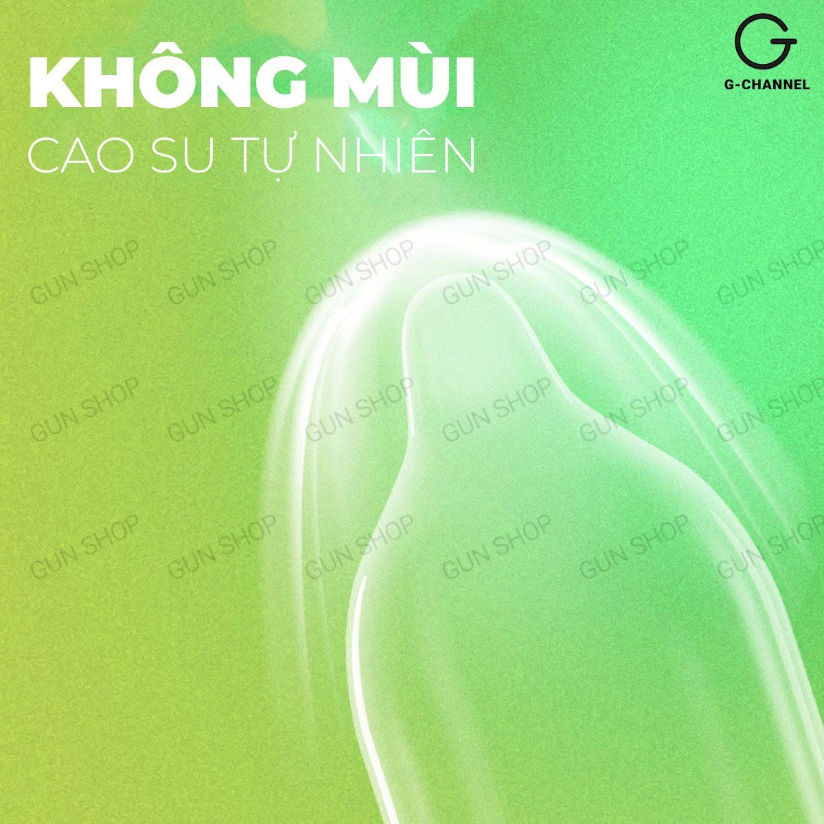 [Hộp 10 cái] Bao cao su Viking Vàng Trơn - Mỏng trơn kèm 1 chiếc BCS Gun Super Thin