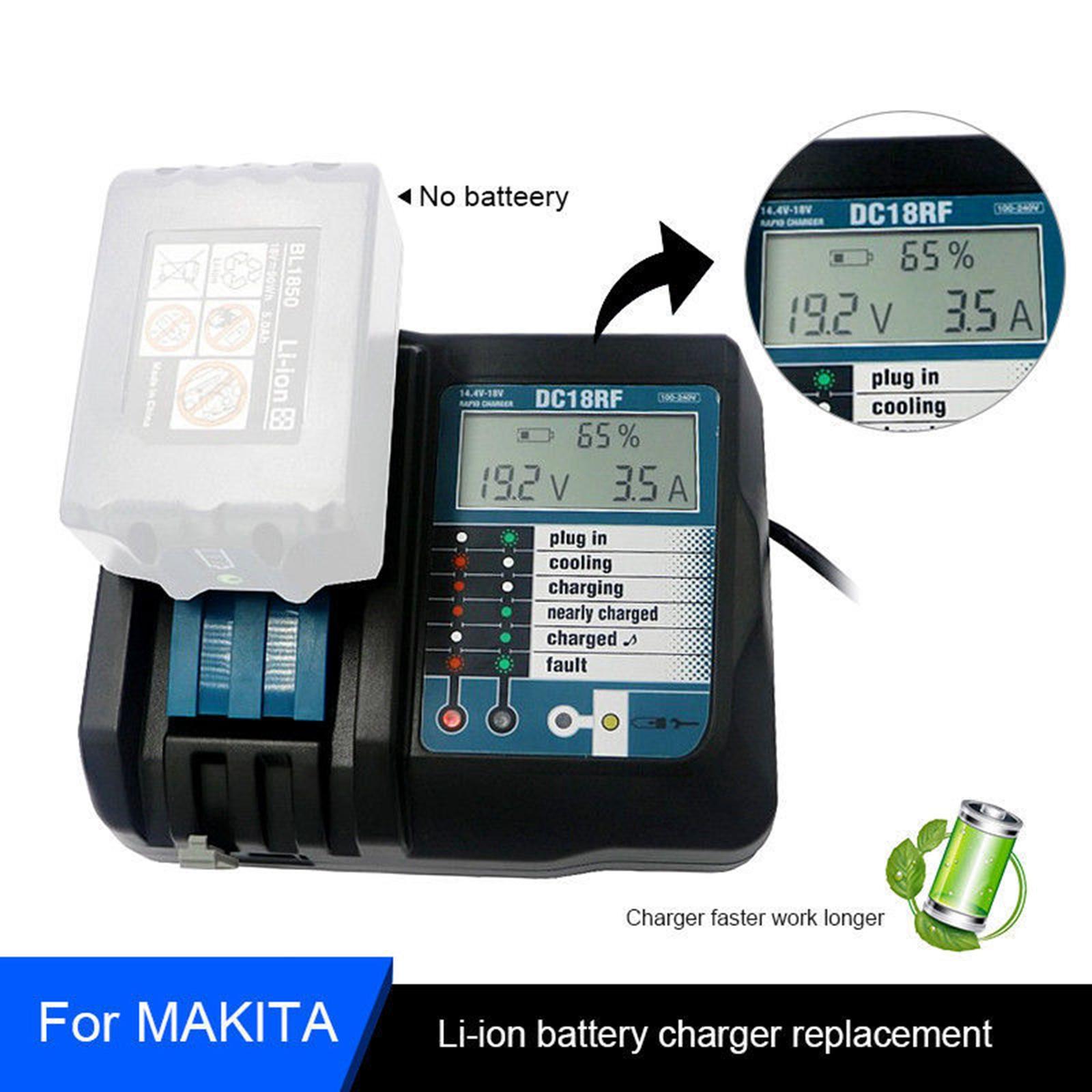 DC18RF 14.4-18V Battery Charger for Power Tools