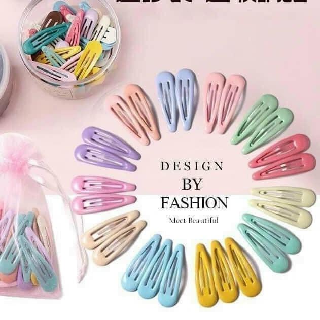 HỘP 25 CẶP TÓC GẬP GÙ MÀU SẮC SIÊU KUTE