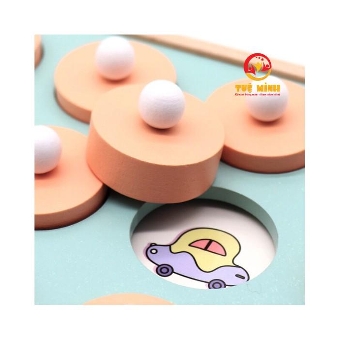 Đồ Chơi Gỗ Lật Hình Tìm Cặp Giống Nhau Gồm 12 Chủ Đề Rèn Luyện Trí Nhớ Và Khả Năng Quan Sát Cho Bé