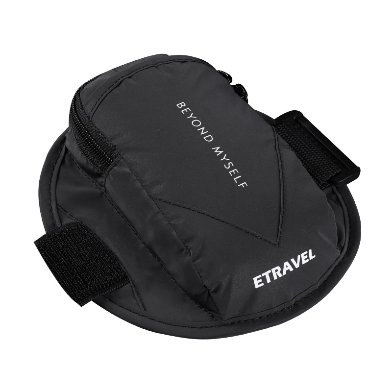 Túi đeo tay chạy bộ ETRAVEL SPORT có phản quang (Black)