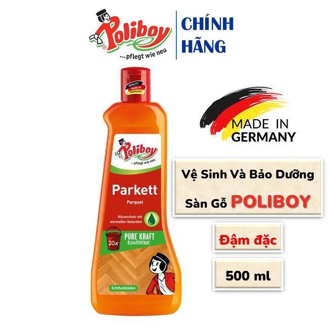 Nước Lau Sàn Gỗ Tự Nhiên POLIBOY Bảo Dưỡng Sàn Gỗ, Chống Ẩm Mốc, Mối Mọt 500ml