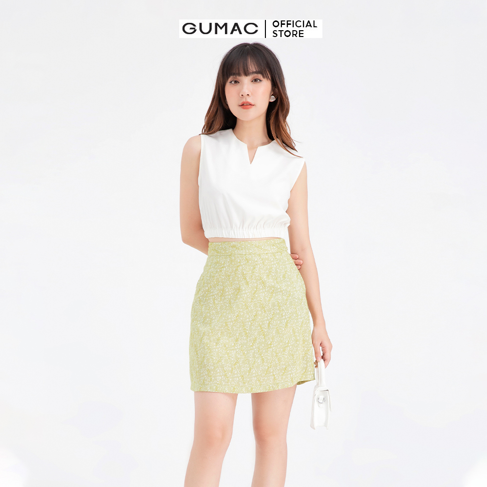 Áo crop-top eo chun GUMAC AB695