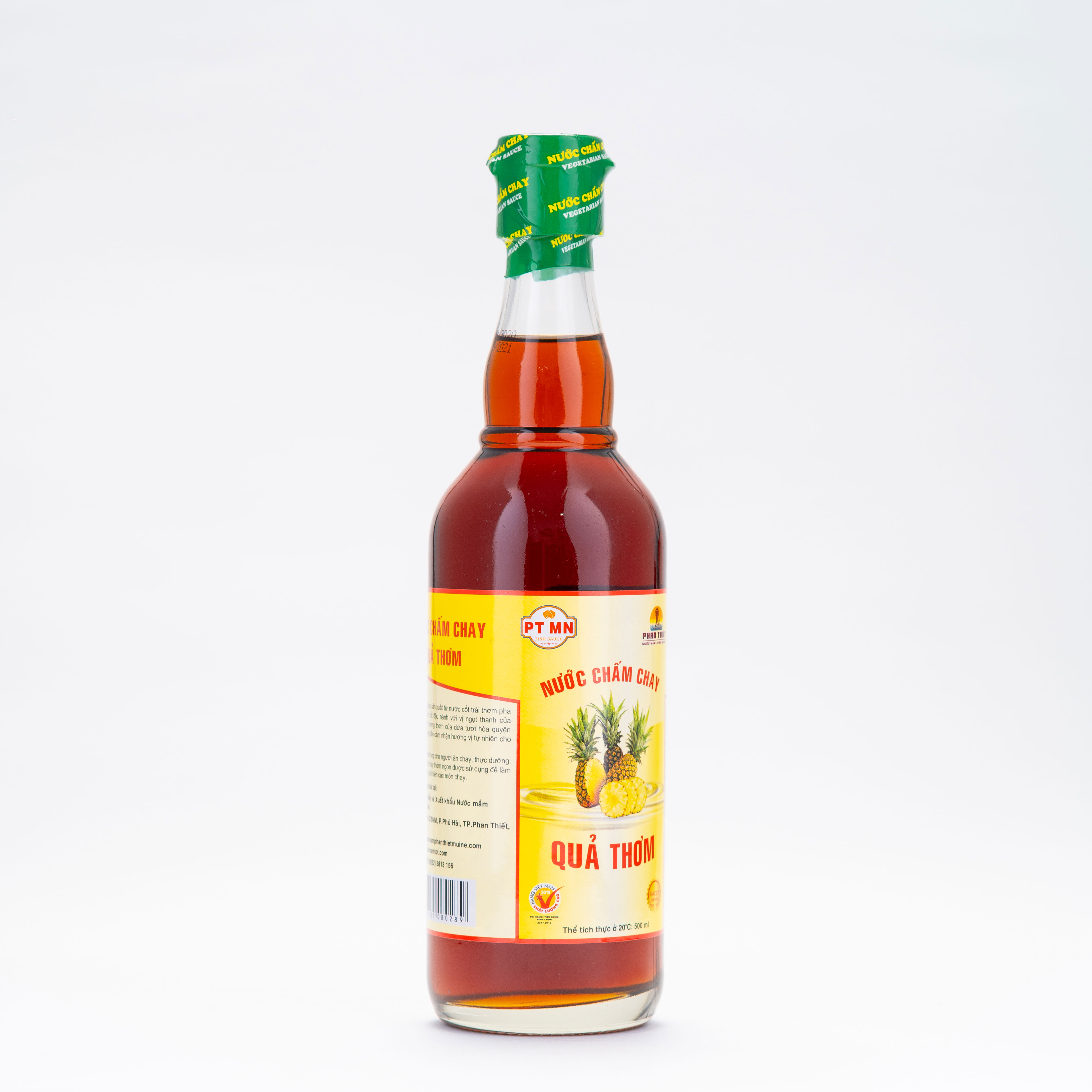 Nước Chấm Chay Cao Cấp Quả Thơm Phan Thiết Mũi Né - Chai Thuỷ Tinh 500ml.