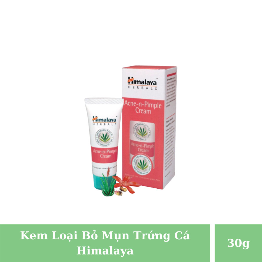 Bộ đôi sản phẩm cho da mụn giúp làm sạch da, kiềm dầu, kháng khuẩn (Sữa Rửa Mặt Ngăn Ngừa Mụn Trứng Cá - Himalaya Purifying Neem Face Wash 100ml , Acnes Cream 30g)