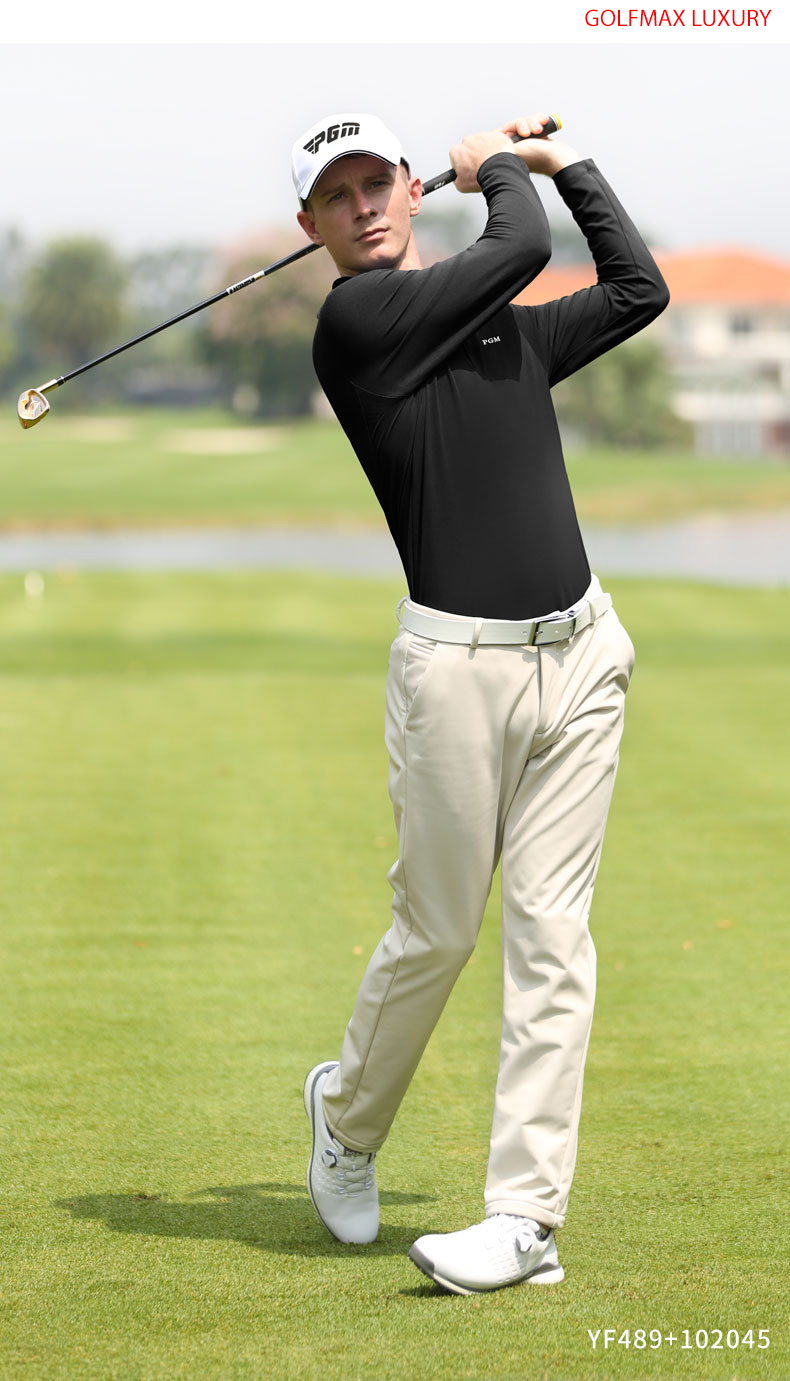 Áo dài tay nam đánh golf_Chính hãng PGM_YF489