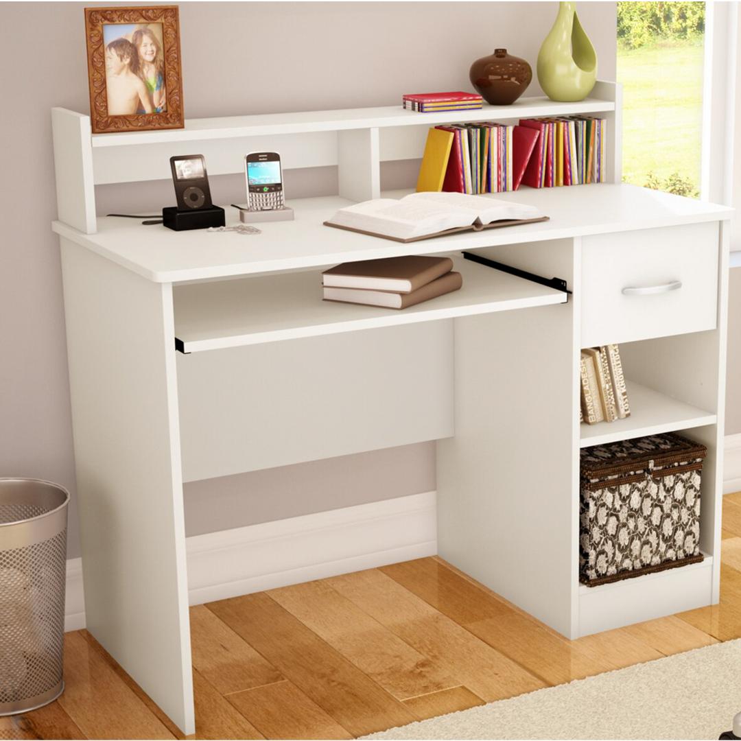 Bàn làm việc, bàn học gỗ hiện đại SMLIFE Dinesh  | Gỗ MDF dày 17mm chống ẩm | D110xR50xC95cm - Màu