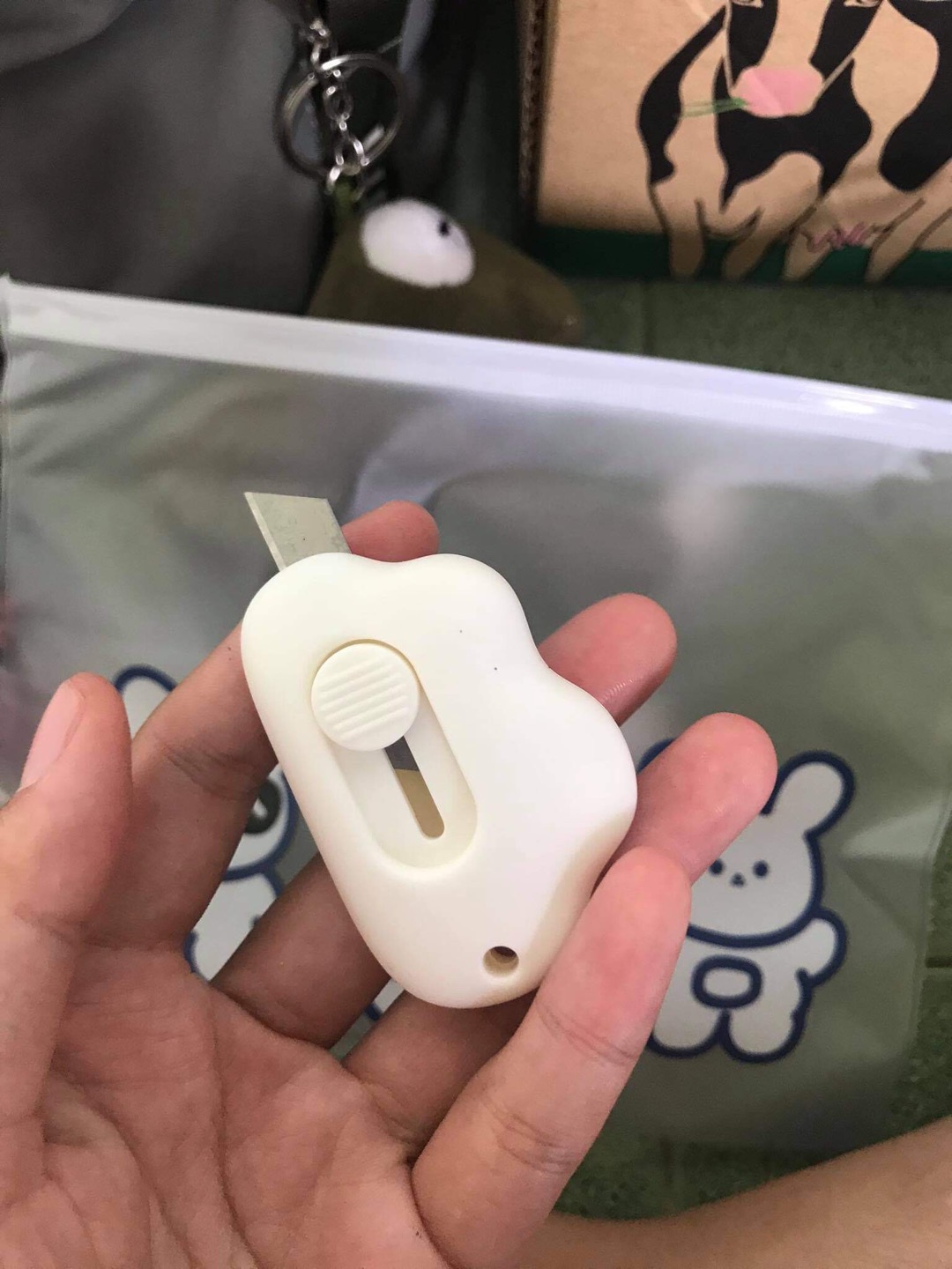 Dao Rọc Giấy Mini Hình Đám Mây Dễ Thương - 5.7x3.7cm