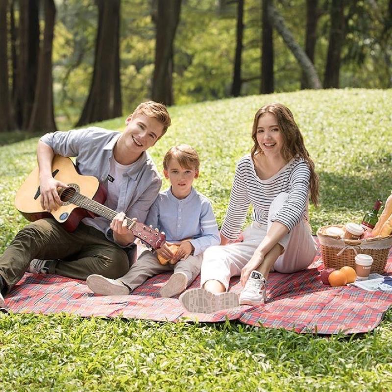 Thảm dã ngoại du lịch đi biển chống thấm nước,dễ lau sạch,Tấm trải picnic cắm trại đi phượt kết hợp tập yoga gấp gọn