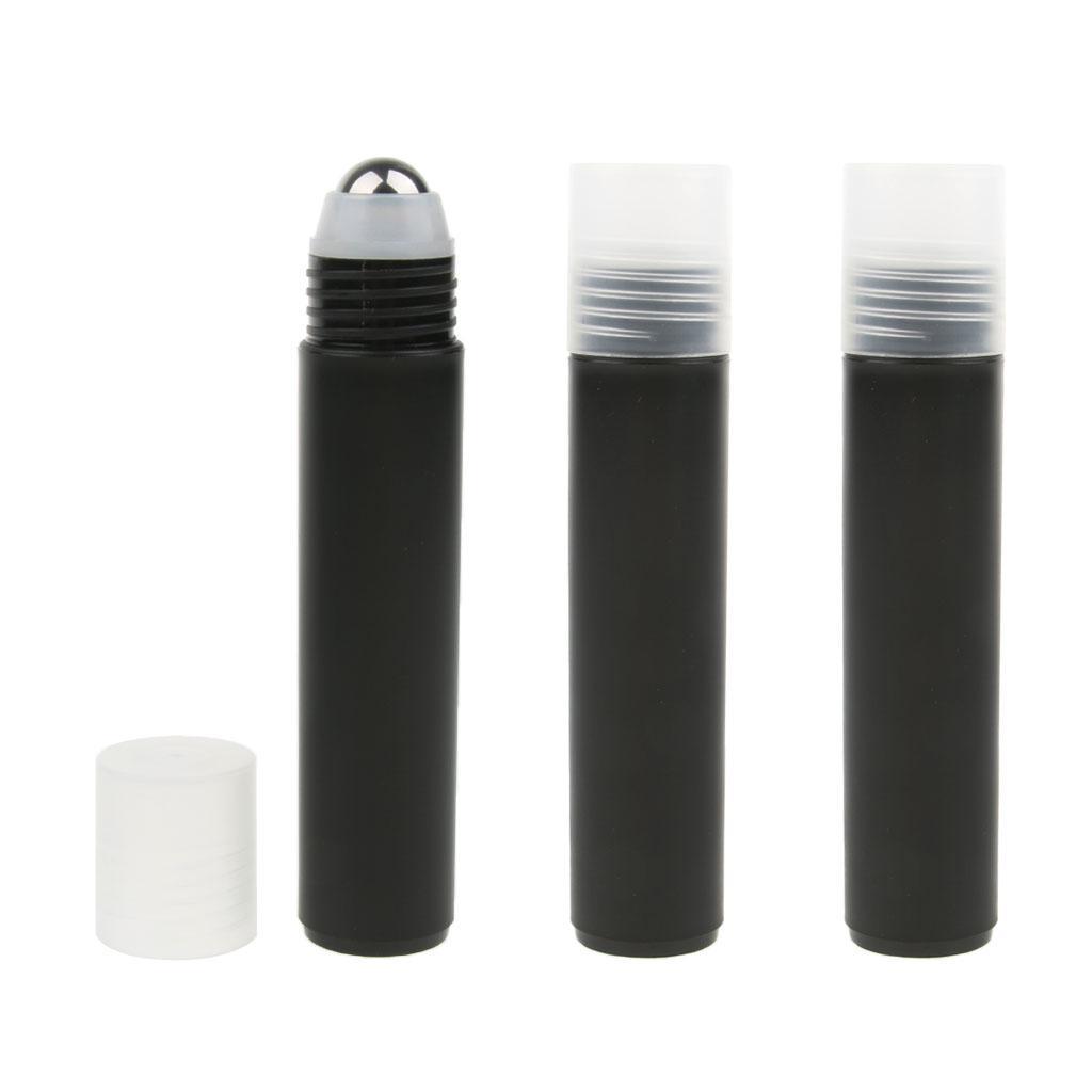 3 Pieces 35ML Black Empty Perfume Cosmetic Bottle Medicine Bottle