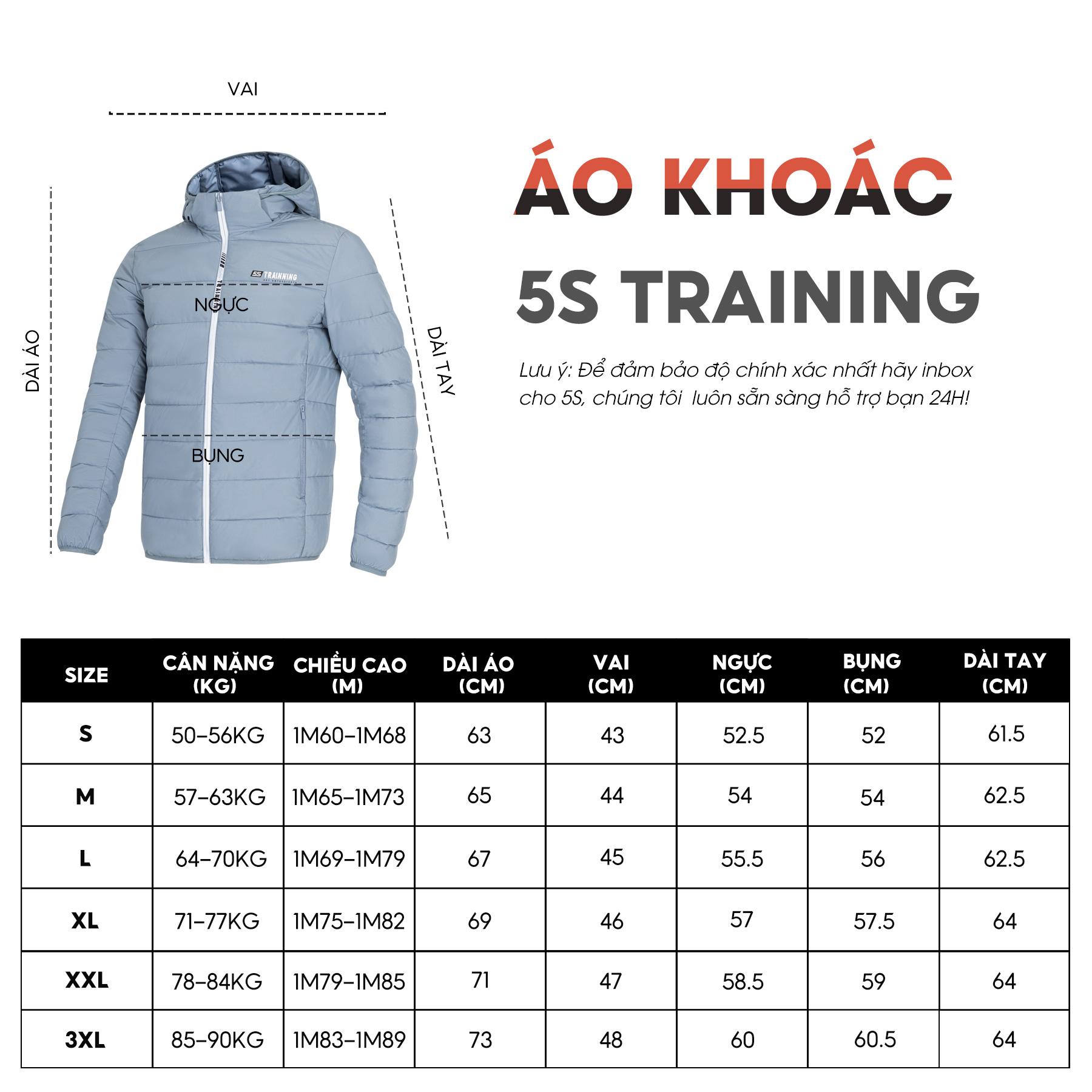 Áo Khoác Phao Nam Chần Bông Siêu Nhẹ 5S, Siêu Ấm, Chống Bám Bụi, Thiết Kế Basic, Trẻ Trung