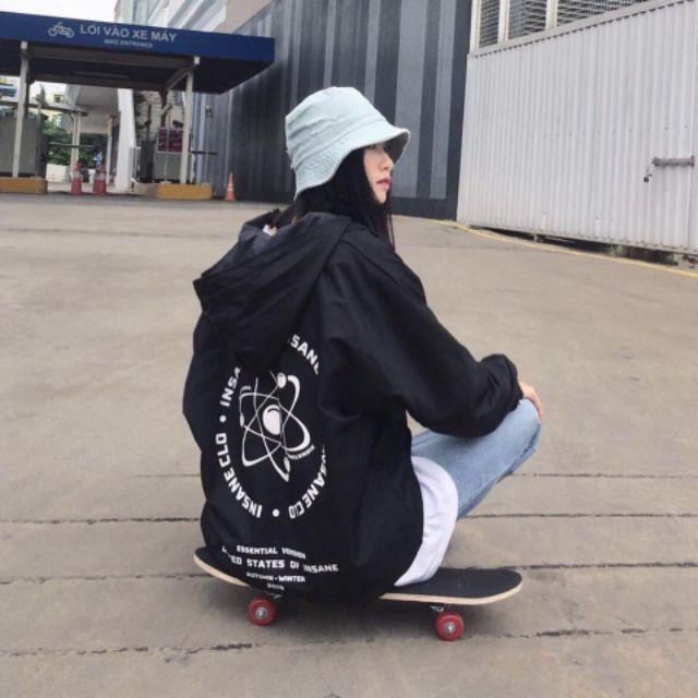 ÁO KHOÁC DÙ IN HÌNH ĐỊA CẦU 2 LỚP CÓ NÓN THỜI TRANG NAM NỮ