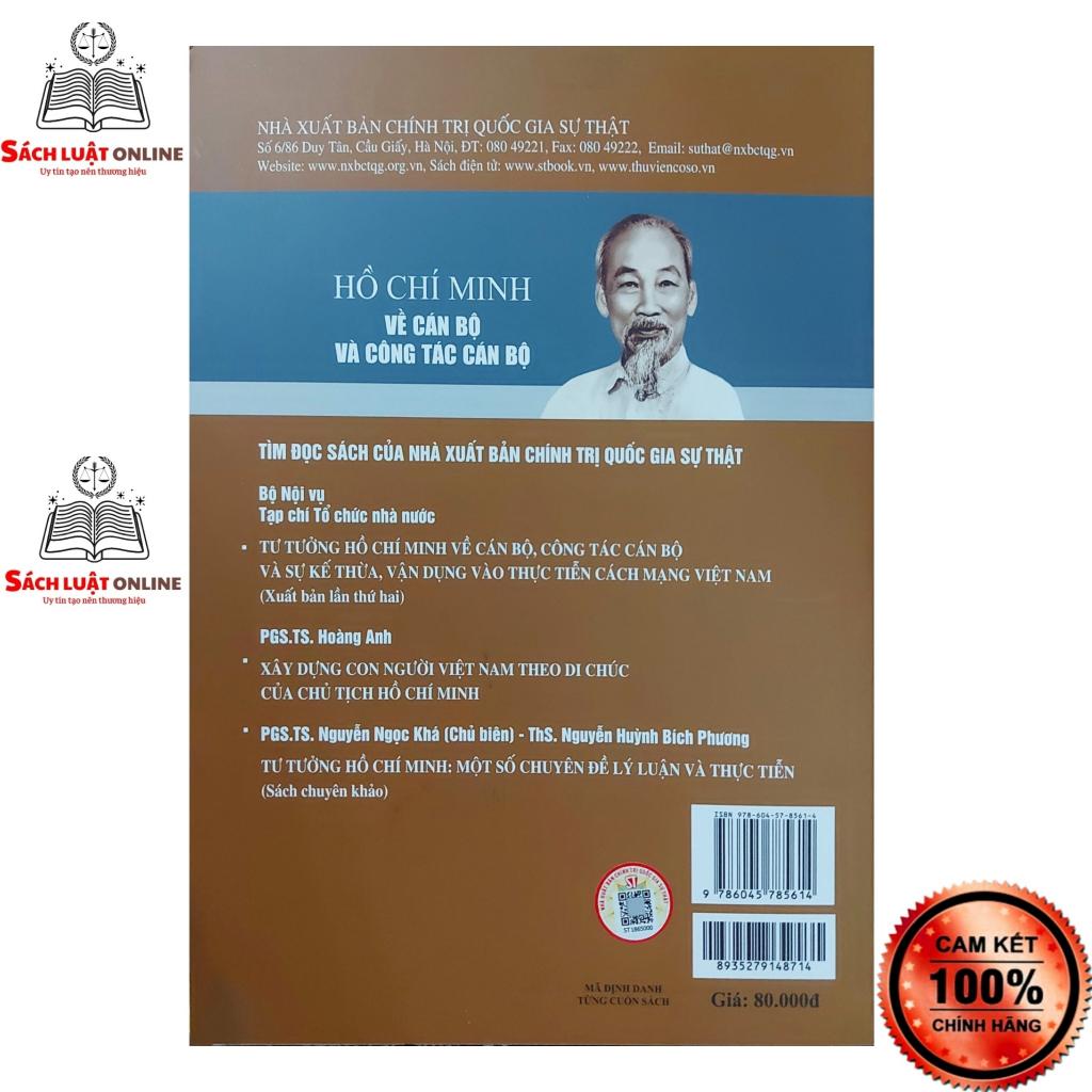 Sách - Hồ Chí Minh về công tác và công tác cán bộ