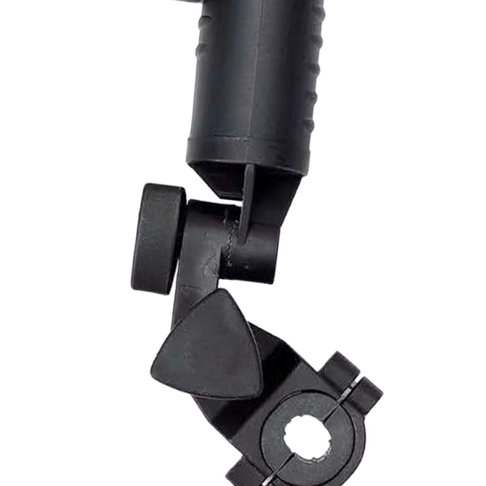 Golf Cart Umbrella Holder Clamp Mount, Umbrella Clip Mounting Durable Practical Easy to Install Golf Umbrella Holder Stand Clamp for Practice