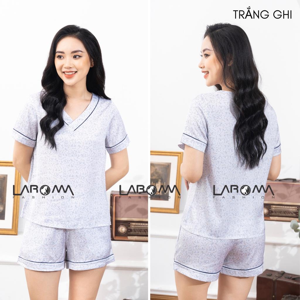 Bộ Pijama họa tiết đùi nữ Laroma