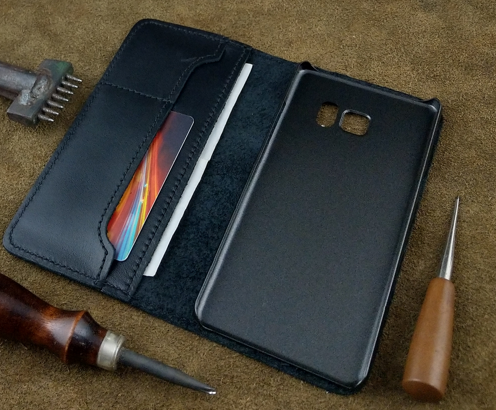 Bao Da cho Samsung Galaxy Note FE  Handmade Da Bò Thật