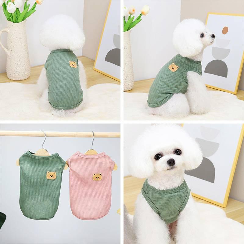 [gift] Áo cho chó mèo Richell Nhật Bản gắn hình gấu dễ thương (màu ngẫu nhiên) | Pet