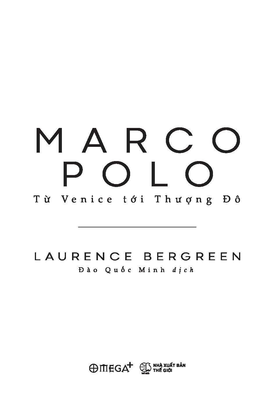 Marco Polo - Từ Venice Tới Thượng Đô