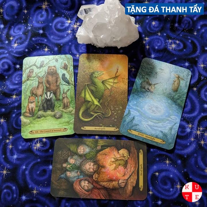 Bài Tarot Forest Of Enchantment 78 Lá Bài Tặng File Tiếng Anh Và Đá Thanh Tẩy