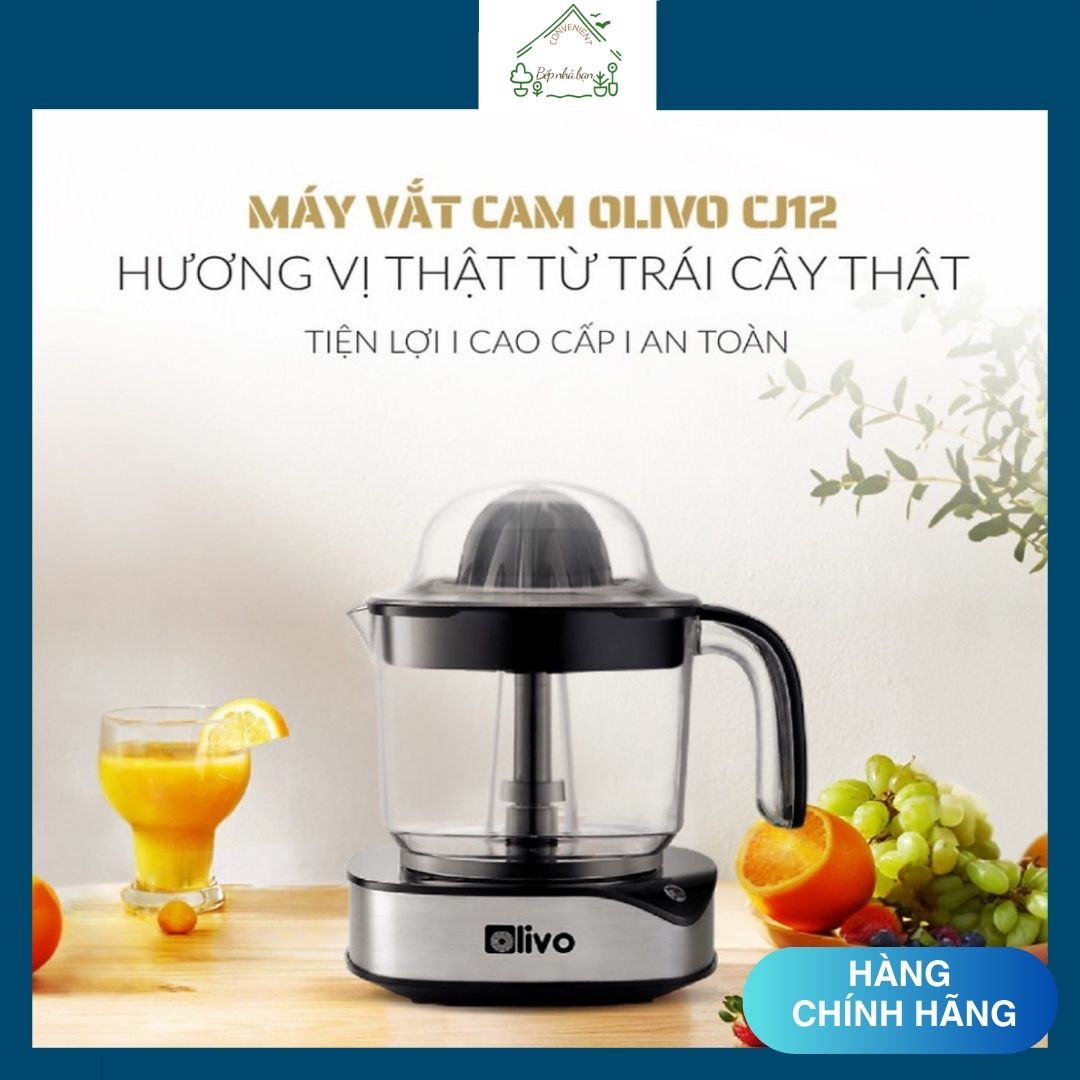 Máy Vắt Ép Cam Olivo CJ12 - 1.2 Lít - 40W- Hàng Chính Hãng
