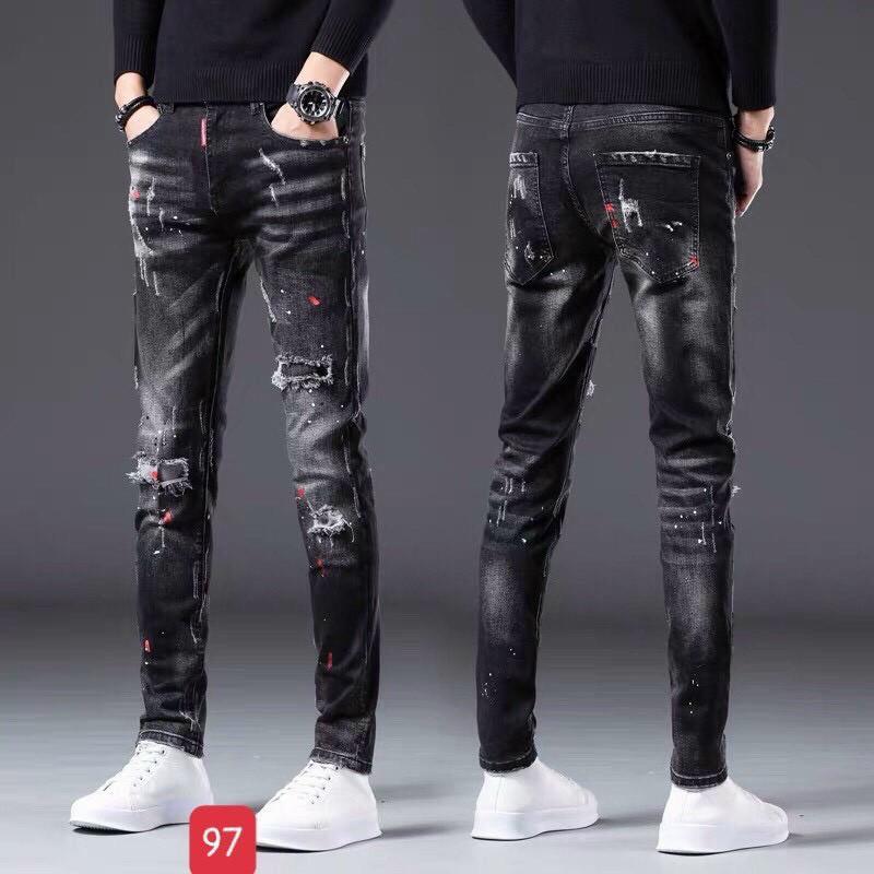 Quần jean nam - quần bò nam co dãn ôm form tôn dáng chuẩn, quần jean thời trang cao cấp nam Muradfashion mẫu NT19