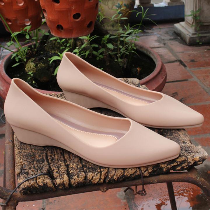 Giày búp bê giày công sở có khả năng chịu nước, chống trơn trượt size 36 đến 40 mẫu V158 chuẩn