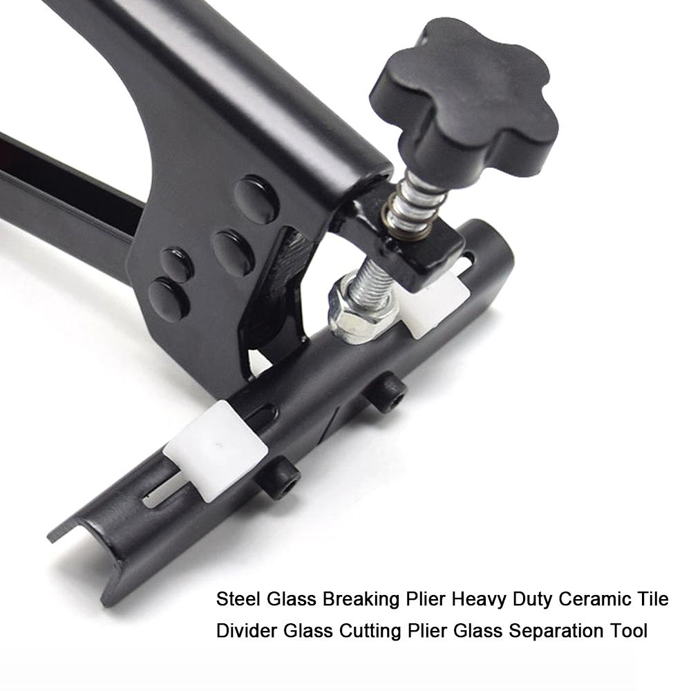 Steel Glass Breaking Plier Heavy Duty Ceramic Tile Divider Glass Cutting Plier Glass Separation Tool