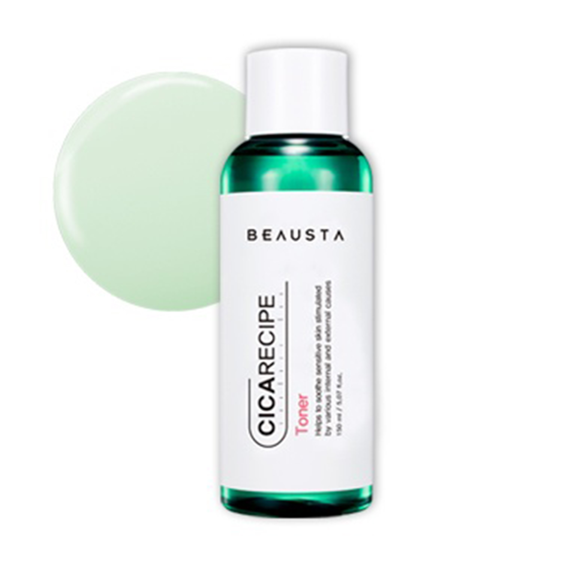 Nước hoa hồng chiết xuất rau má Beausta Cicarecipe Toner 150ml