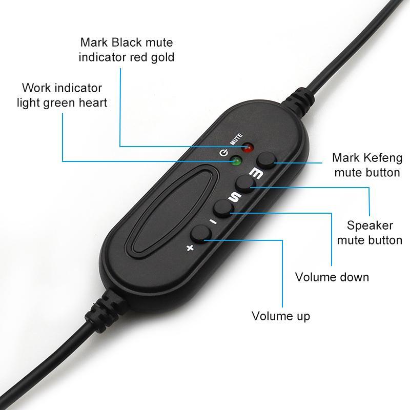 Tai nghe chụp tai chơi game học tập tích hợp micro dành cho máy tính/ laptop/ mac