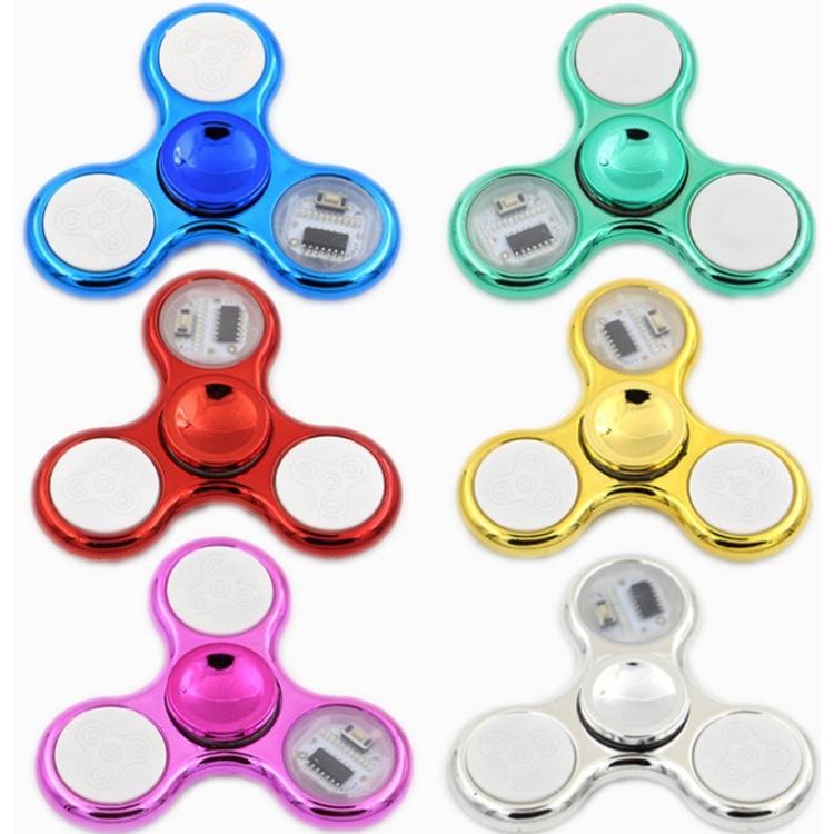 (6 MÀU) Con quay đồ chơi spinner bằng ABS có đèn led &amp; hiệu ứng ánh sáng giúp giảm căng thẳng