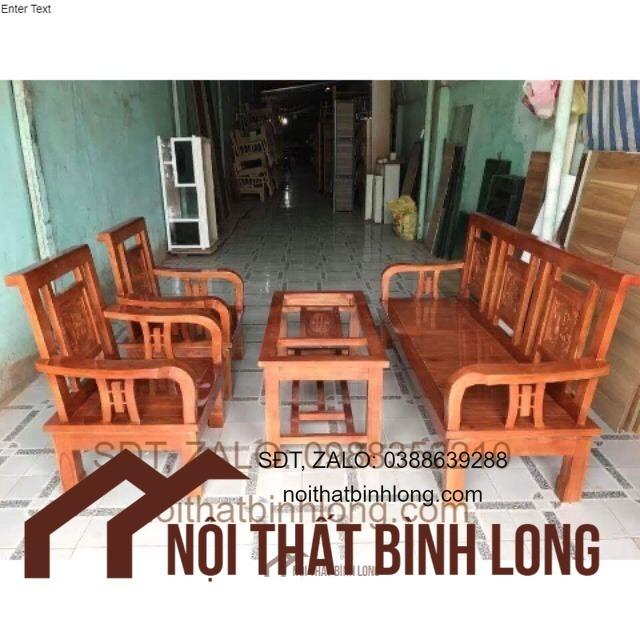 Bộ bàn ghế gỗ giá thật