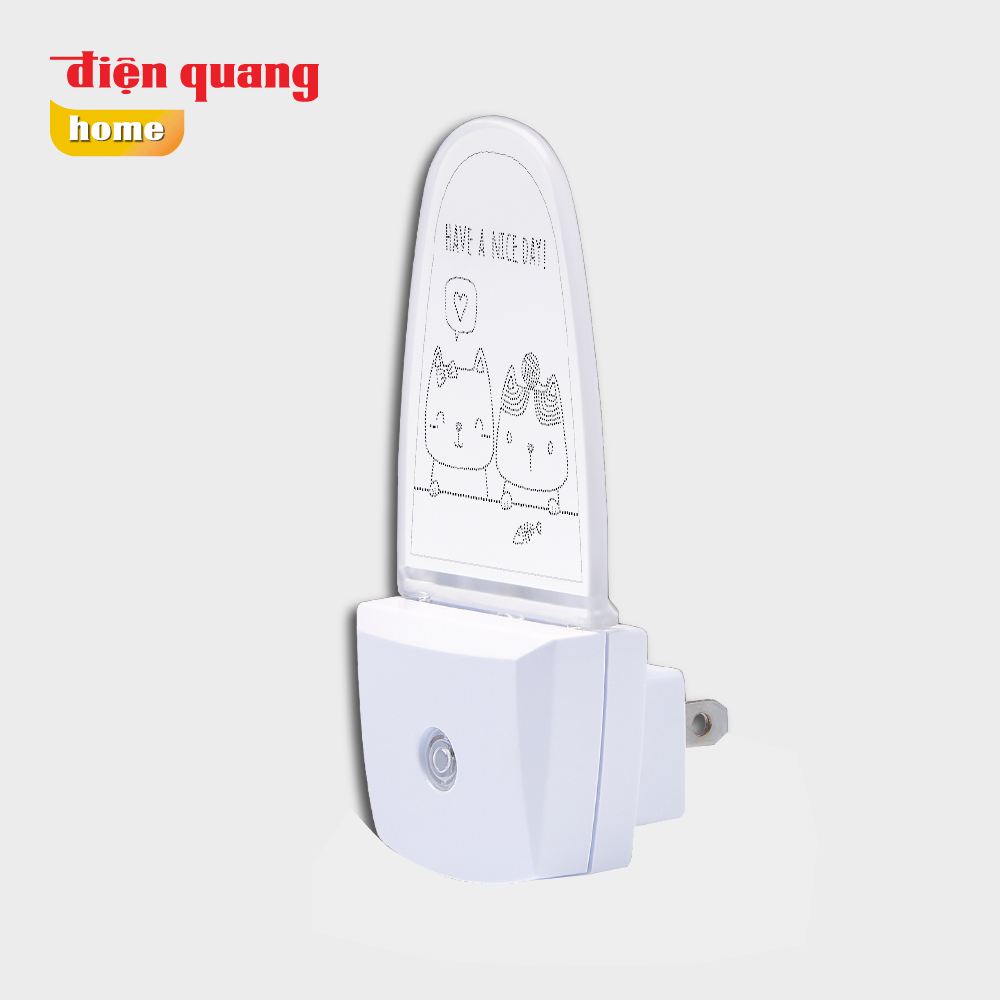 Đèn ngủ cảm biến LED Điện Quang ĐQ LNL10 WW (Cảm biến quang, ánh sáng vàng)