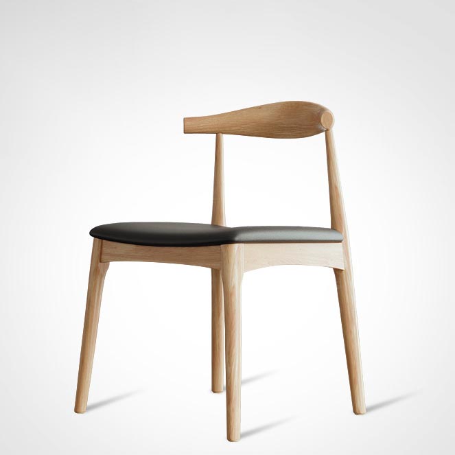 GHẾ GỖ SỒI PHÒNG ĂN KIỂU NHÂT BULL CHAIR CAO CẤP