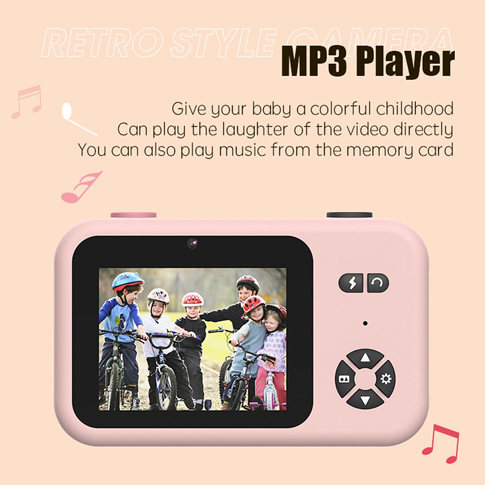 Mini Digital Children's Camera 4K HD Front Rear Dual Camera 50.0MP Kids Funny Selfie Camera Boys Girls Christmas Birthday Gifts