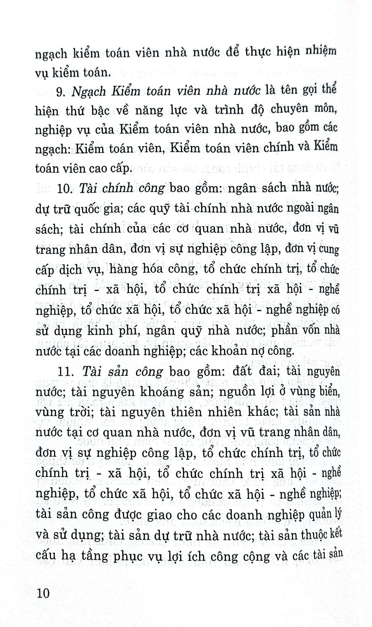 Luật kiểm toán nhà nước (hiện hành) (sửa đổi, bổ sung năm 2019)